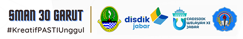 Logo SMAN 30 Garut, Dinas Pendidikan, dan instansi terkait